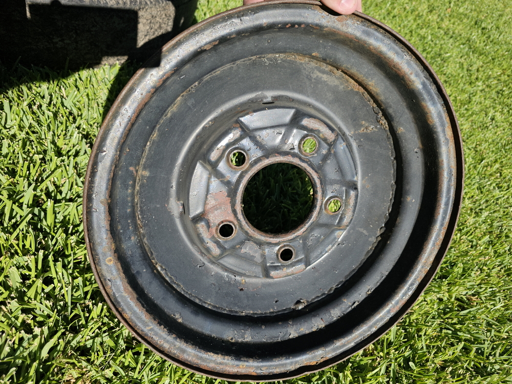 Various wheels from 1940 Ford Deluxe purchase The Ford Barn