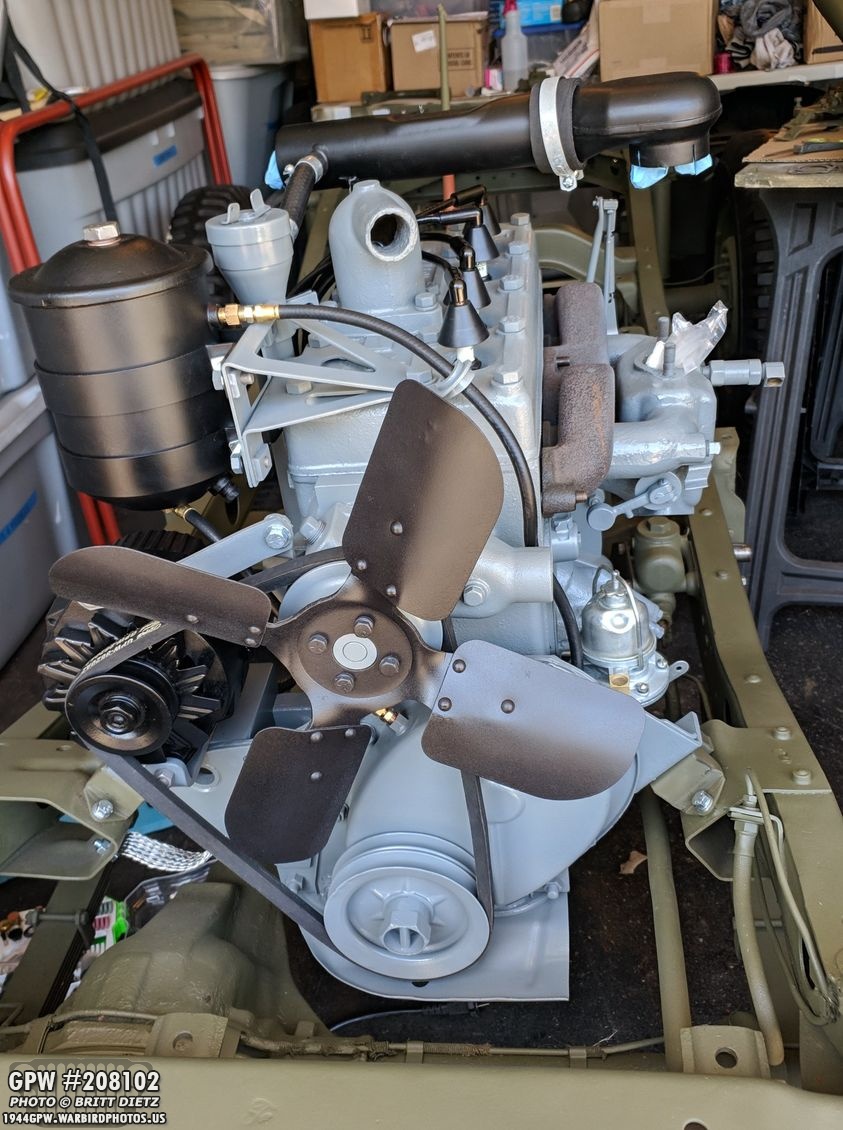 L134 Engine on the GPW Frame