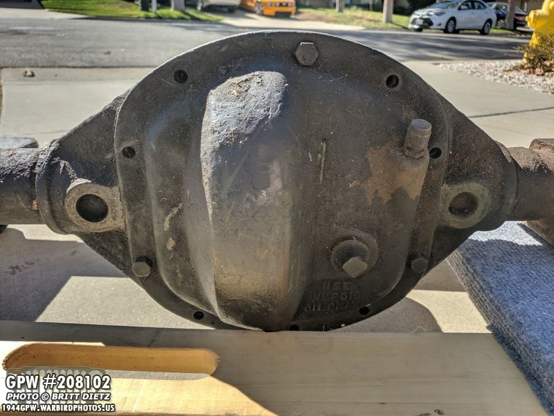 Wartime Jeep Axle