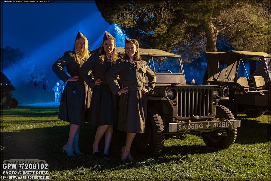 GPW #208102 at the Los Angeles Air Raid of 1942 event