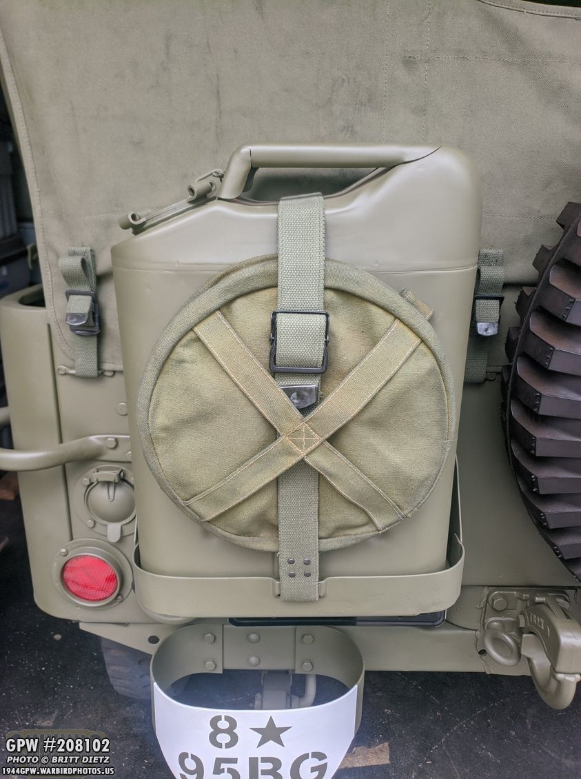 Canvas Water Bucket on the Jerry Can