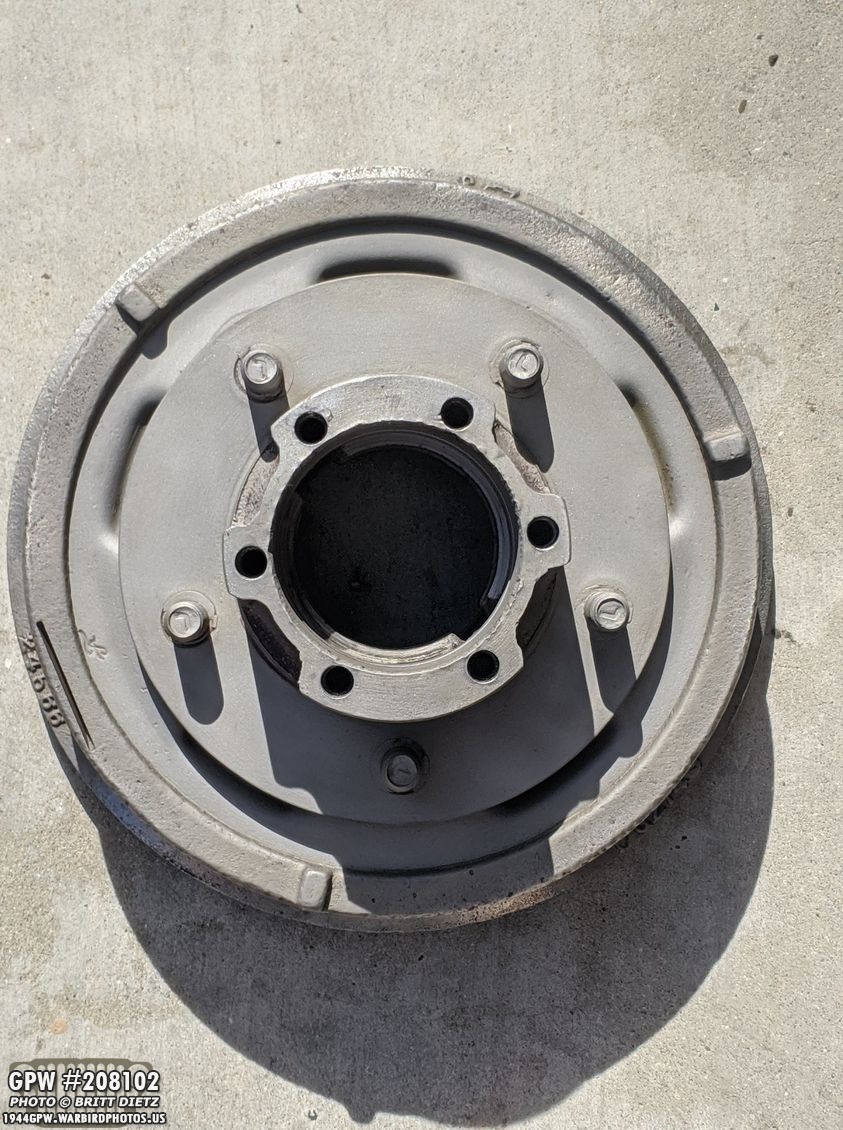 GPW Rear Axle Drum
