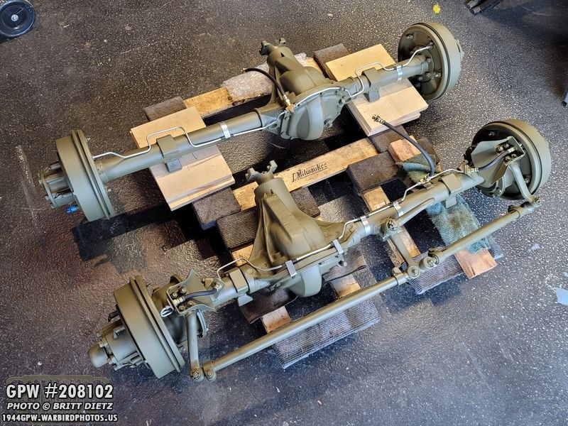 The restored GPW Axles