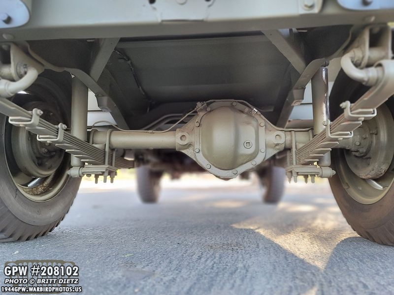 The post-war CJ rear axle