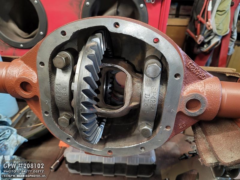 GPW Differential shown the Carrier and Ring Gear