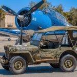 GPW Jeep #208102 with a SBD-5 Dauntless