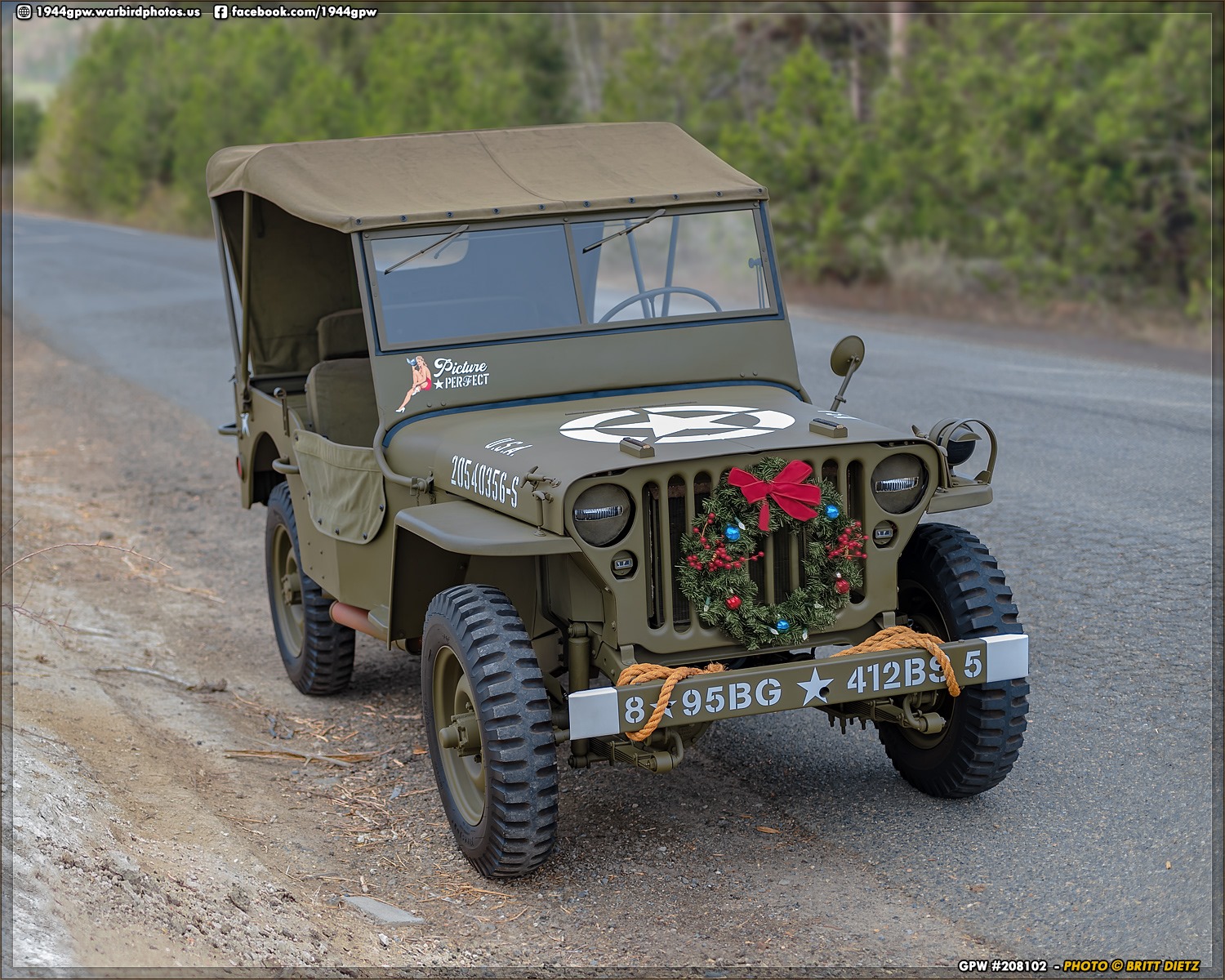 The photo used for the cover of Military Vehicles Magazine